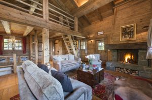 Chalet Le Ti Living Area