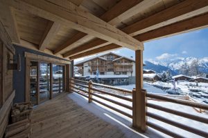 Verbier luxury chalets together